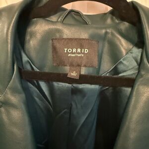 Torrid Teal Blazer Jacket